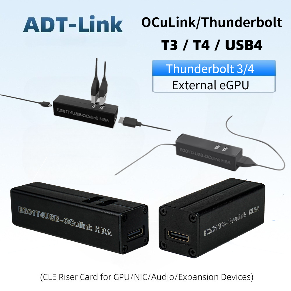 Adapter T3 / T4 OCuLink Thunde – Gpu External Dock Egpu Thunderbolt 4 recenzja i cena